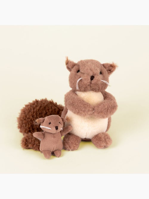 Egmont Toys - Peluche Maman et bébé écureuil - Kiabi