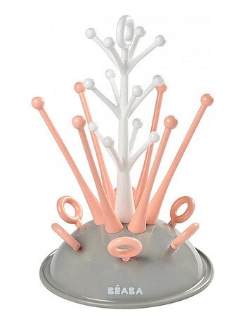 Egoutte biberons arbre rose