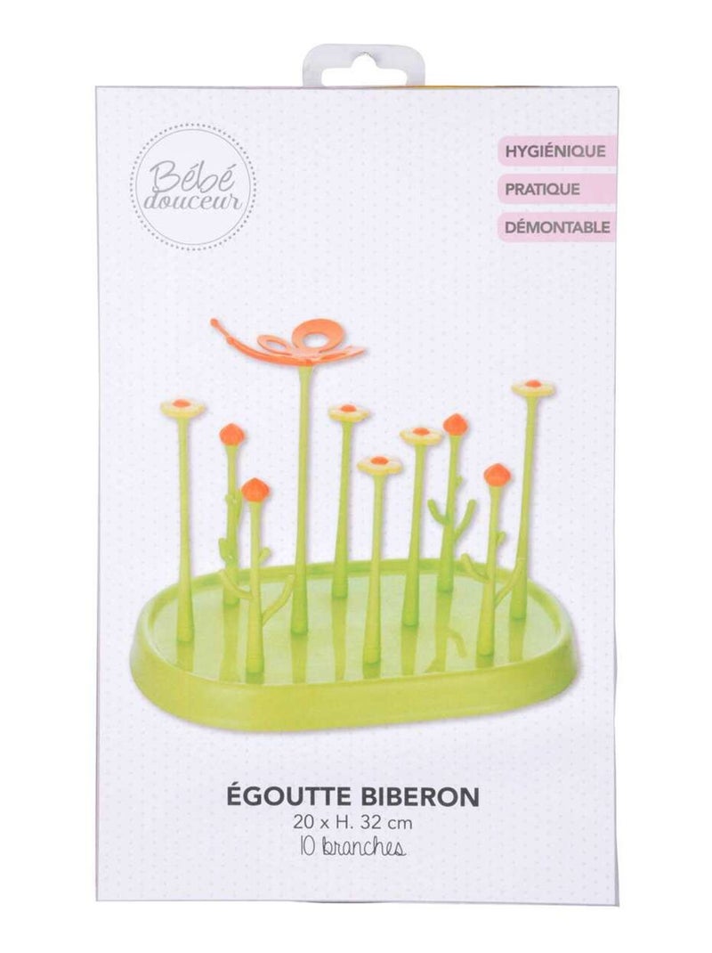 Egoutte biberons jardin vert 10 branches Vert - Kiabi