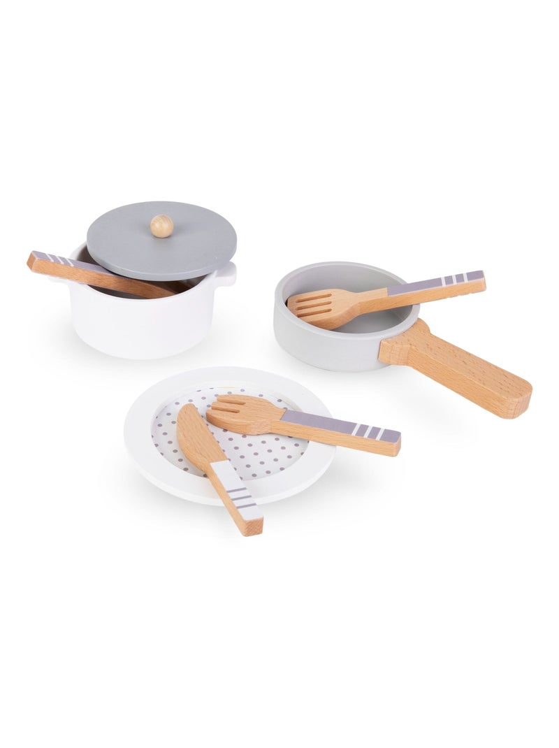 Égouttoir et vaisselle de cuisine en bois dinette Mamabrum N/A - Kiabi