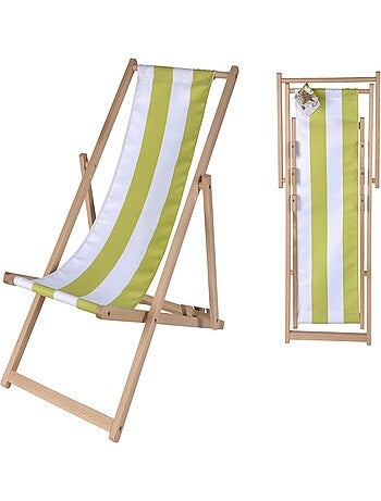 Eichhorn Chaise de Soleil en bois pour Enfant