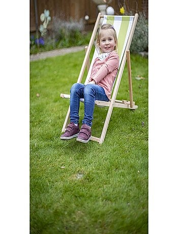 Eichhorn Chaise de Soleil en bois pour Enfant