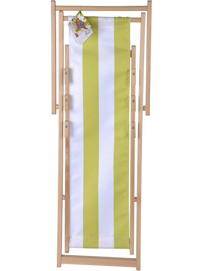 Eichhorn Chaise de Soleil en bois pour Enfant Vert - Kiabi