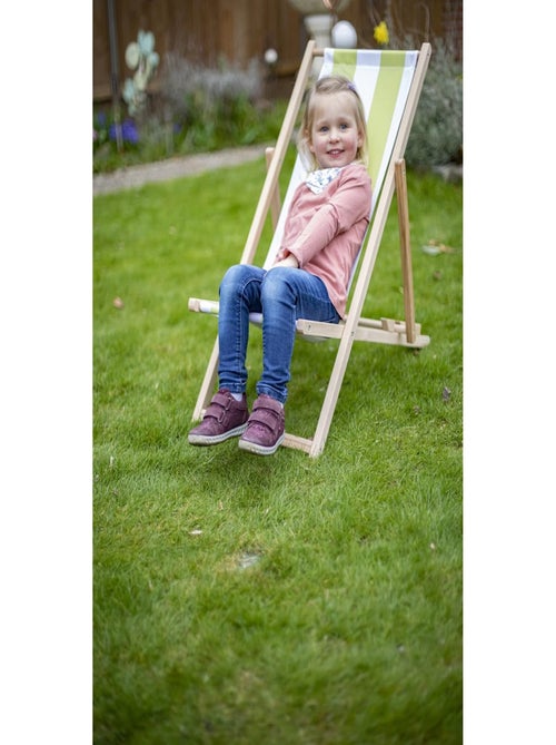 Eichhorn Chaise de Soleil en bois pour Enfant - Kiabi