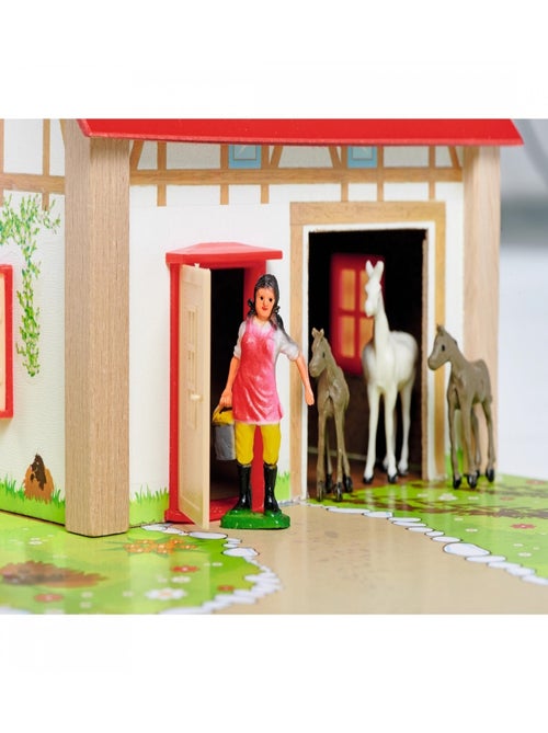 Eichhorn Ferme en bois avec Accessoires - Kiabi