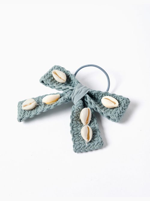 Élastique à cheveux avec nœud et coquillages - Kiabi