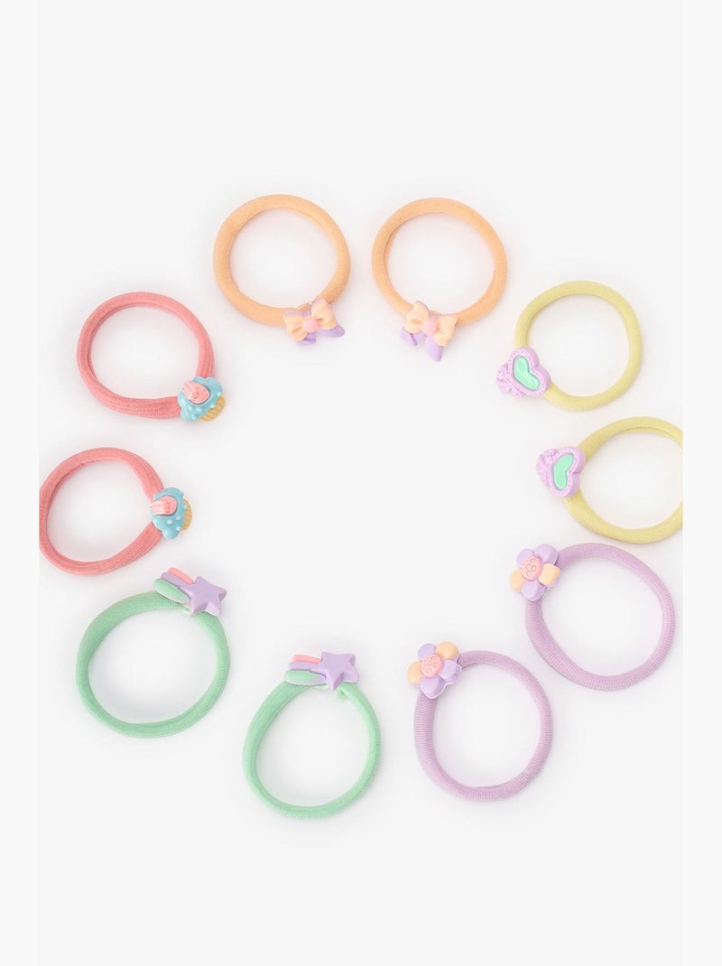 Élastique à cheveux fille penti Vert menthe - Kiabi