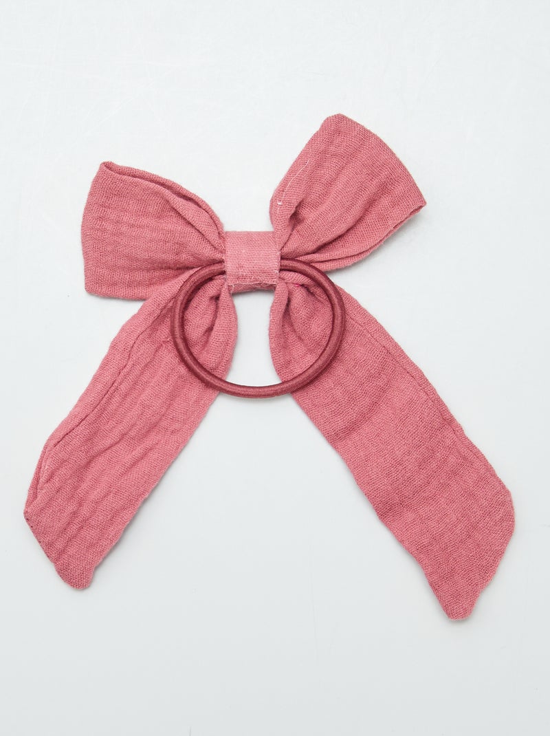 Elastique avec nœud Rose - Kiabi