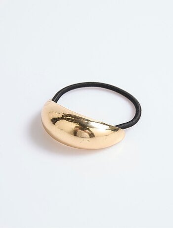 Élastique cheveux avec détail métal