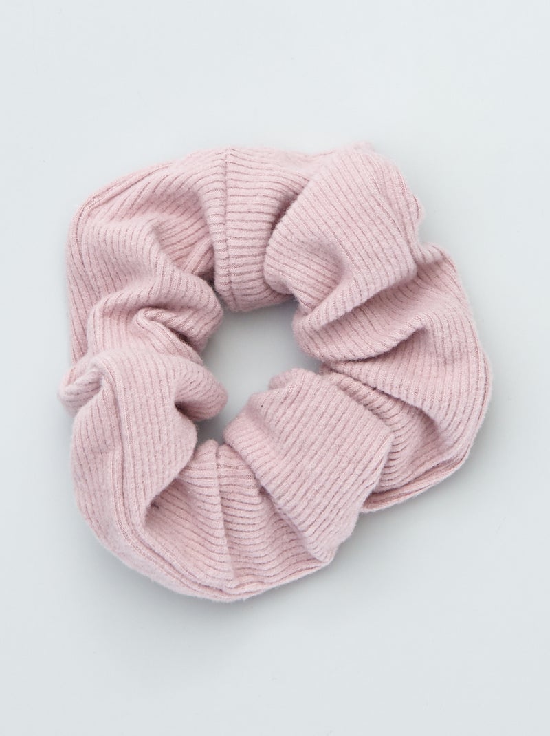 Elastique chouchou rose grisé - Kiabi