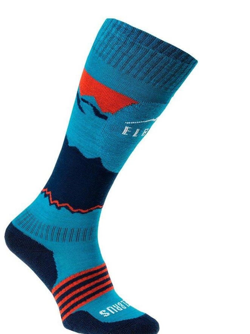 Elbrus - Chaussettes de ski SURIN Bleu méditerranée - Kiabi