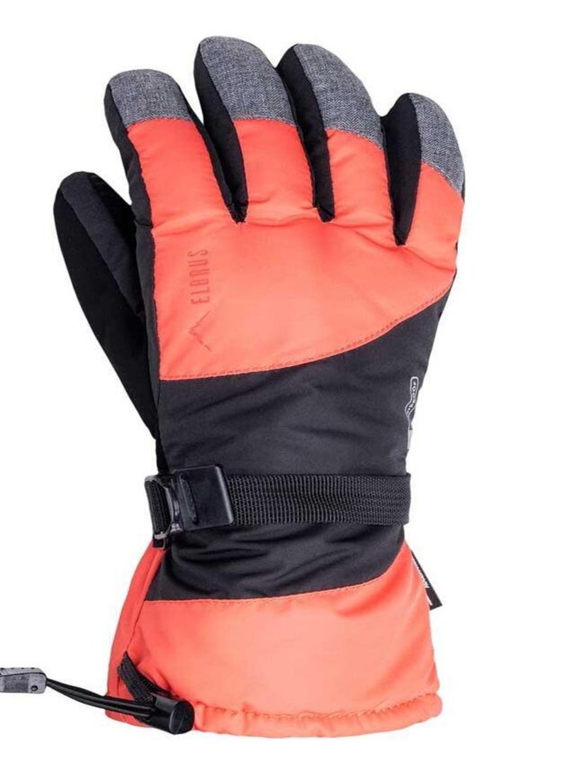 Elbrus - Gants de ski MAIKO Orange corail - Kiabi