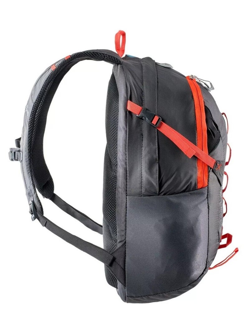 Elbrus - Sac à dos de randonnée ATLANTIS Carbone/Orange fluo - Kiabi