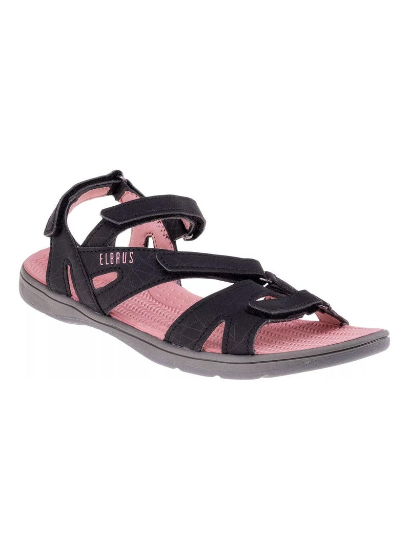 Elbrus - Sandales LAREN Noir Rose - Kiabi