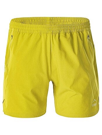 Short de discount bain jaune homme