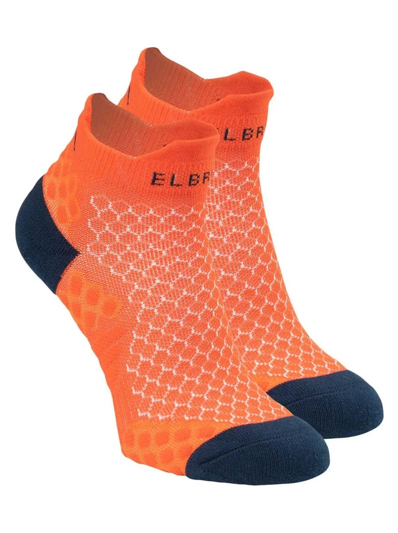 Elbrus - Socquettes SIGMUND Orange fluo/Solinotes - Kiabi