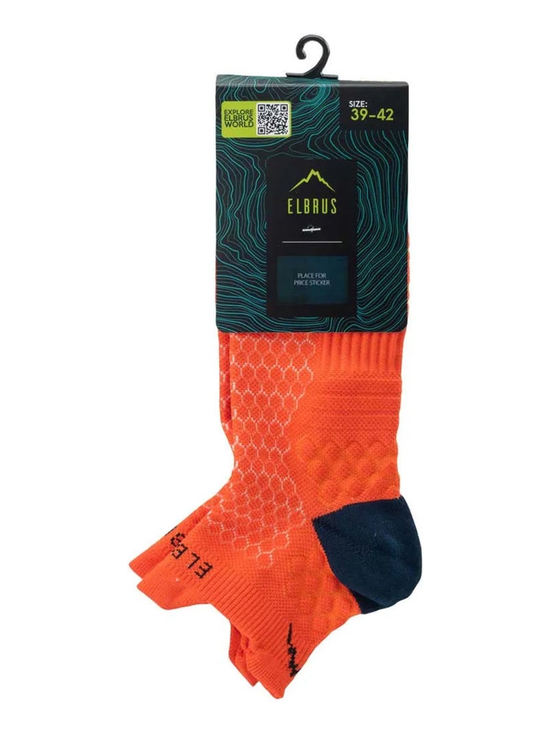 Elbrus - Socquettes SIGMUND Orange fluo/Solinotes - Kiabi