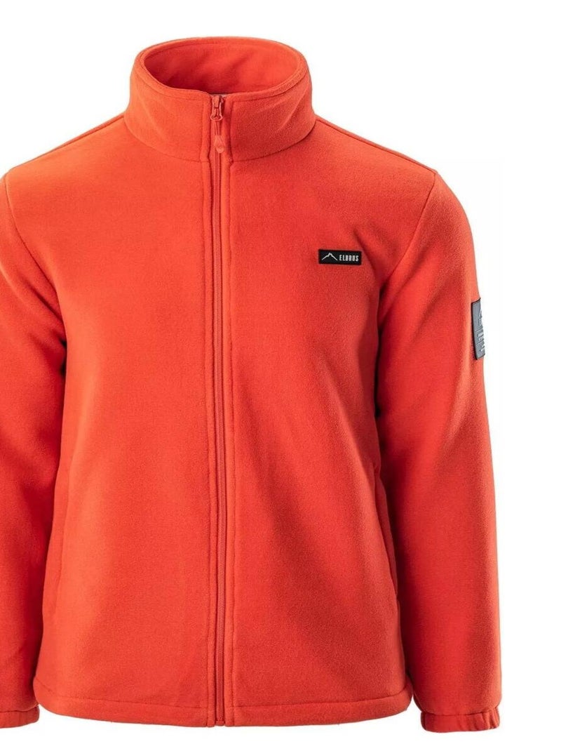Elbrus - Veste polaire FADIL Orange clémentine - Kiabi