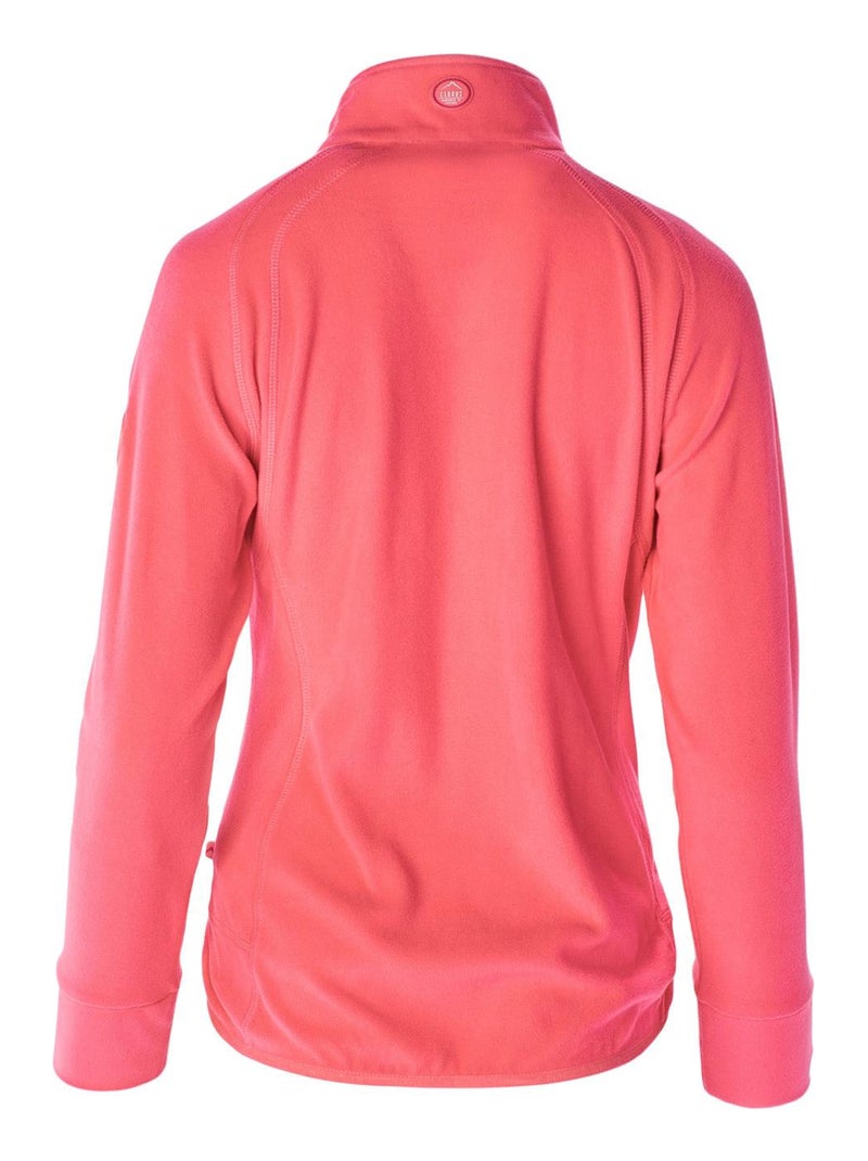 Elbrus - Veste polaire motif/style Étiquette RIVOLI Rose fushia - Kiabi