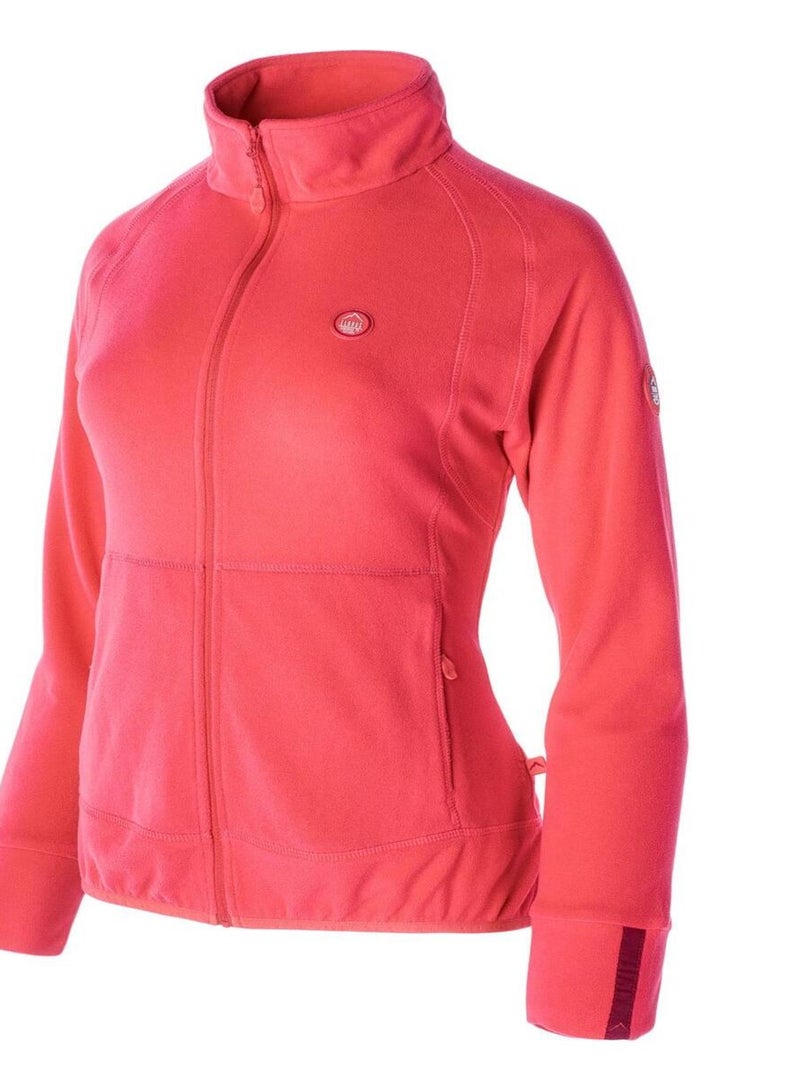 Elbrus - Veste polaire motif/style Étiquette RIVOLI Rose fushia - Kiabi