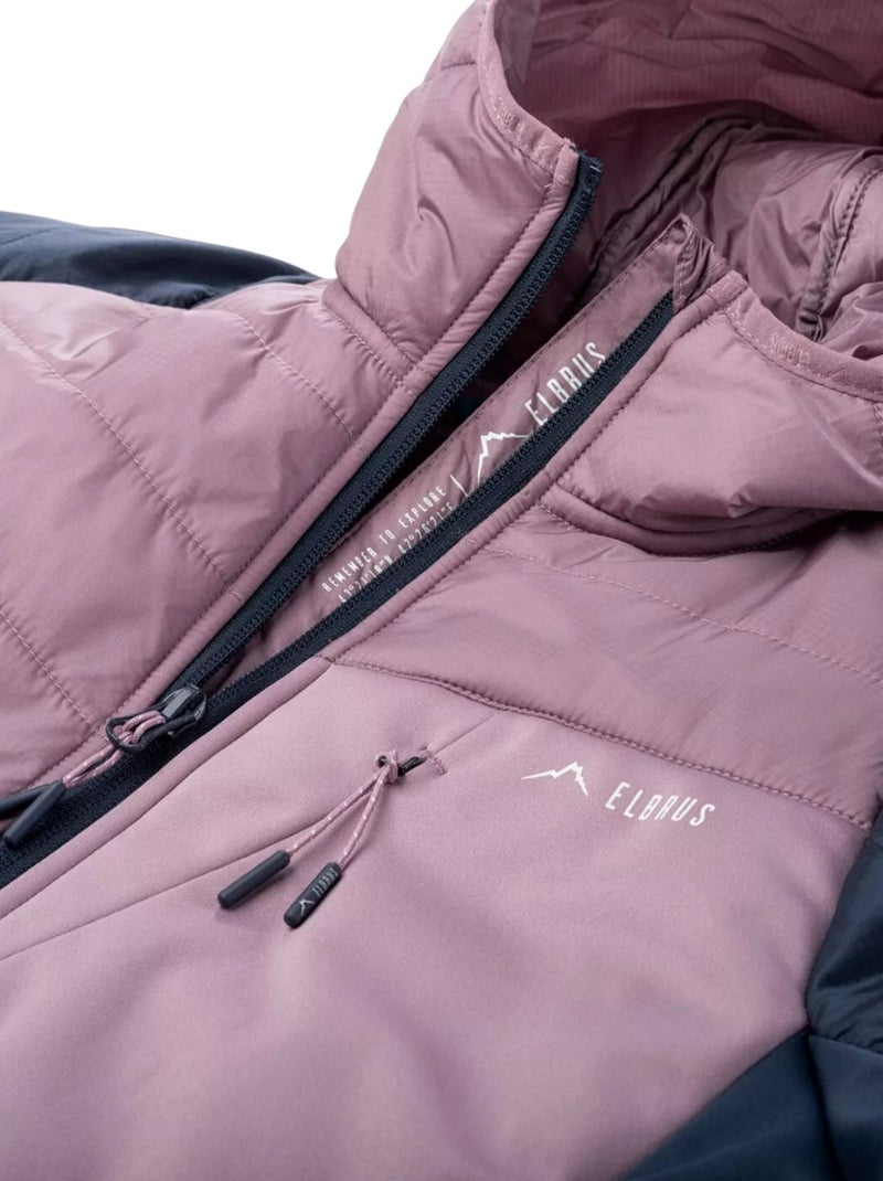 Elbrus - Veste softshell motif/style matelassé Bleu nuit - Kiabi