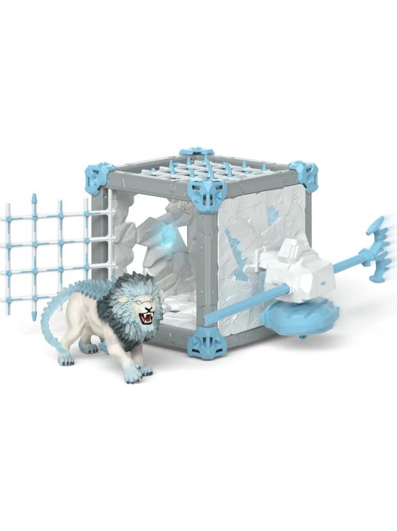 Eldrador BattleCave Lion de glace Gris - Kiabi
