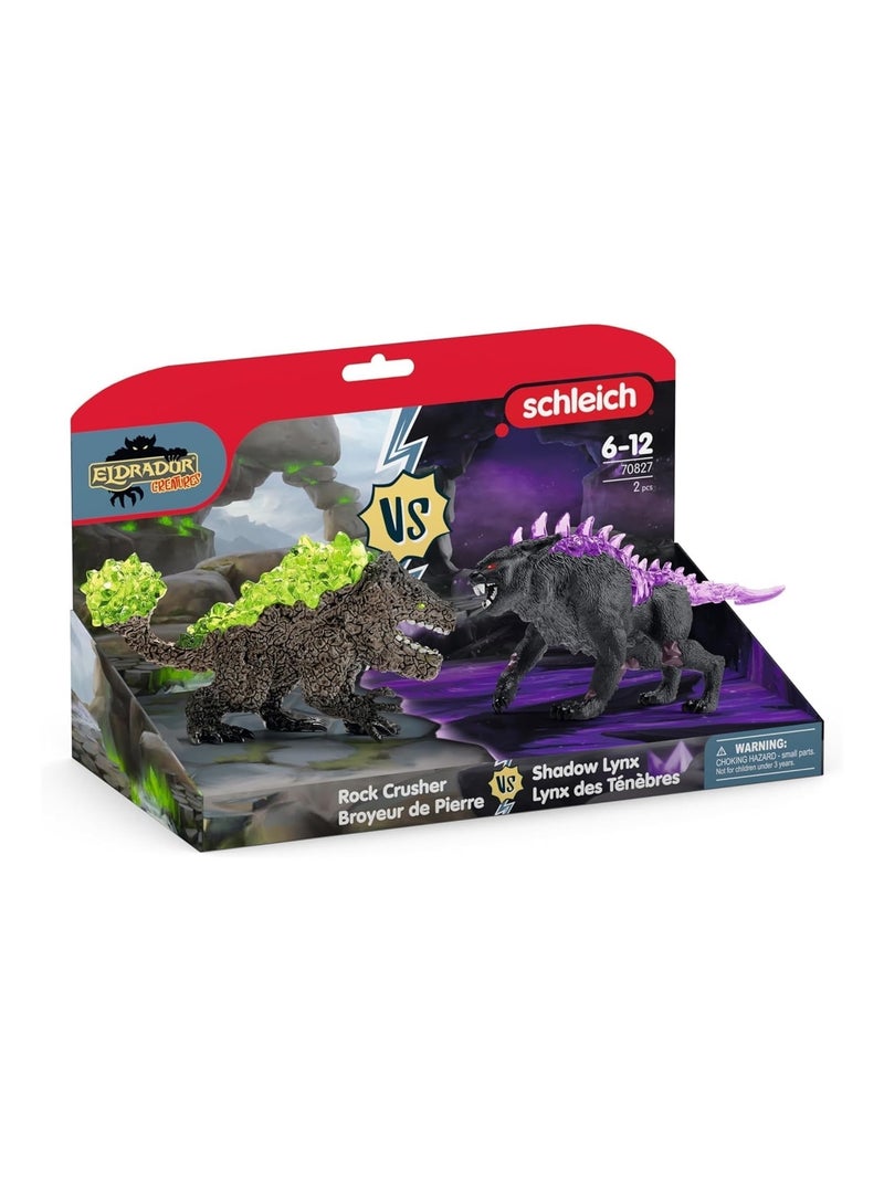 Eldrador Creatures Lynx des Ténèbres vs Broyeur de Pierre Multicolore - Kiabi