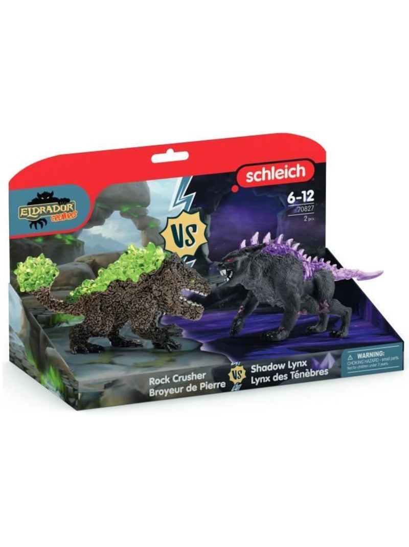 Eldrador Creatures Lynx des Ténèbres vs Broyeur de Pierre Multicolore - Kiabi