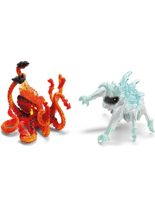Eldrador Creatures Pieuvre de Feu vs Insecte de Glace - Kiabi