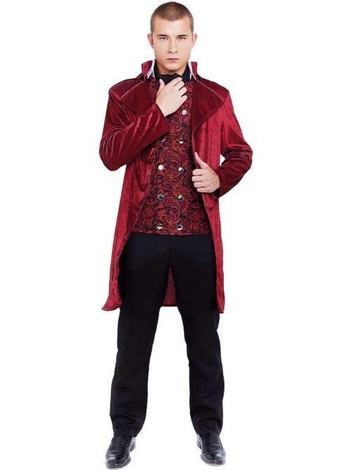 Élégant costume de duc anglais bordeaux - Kiabi