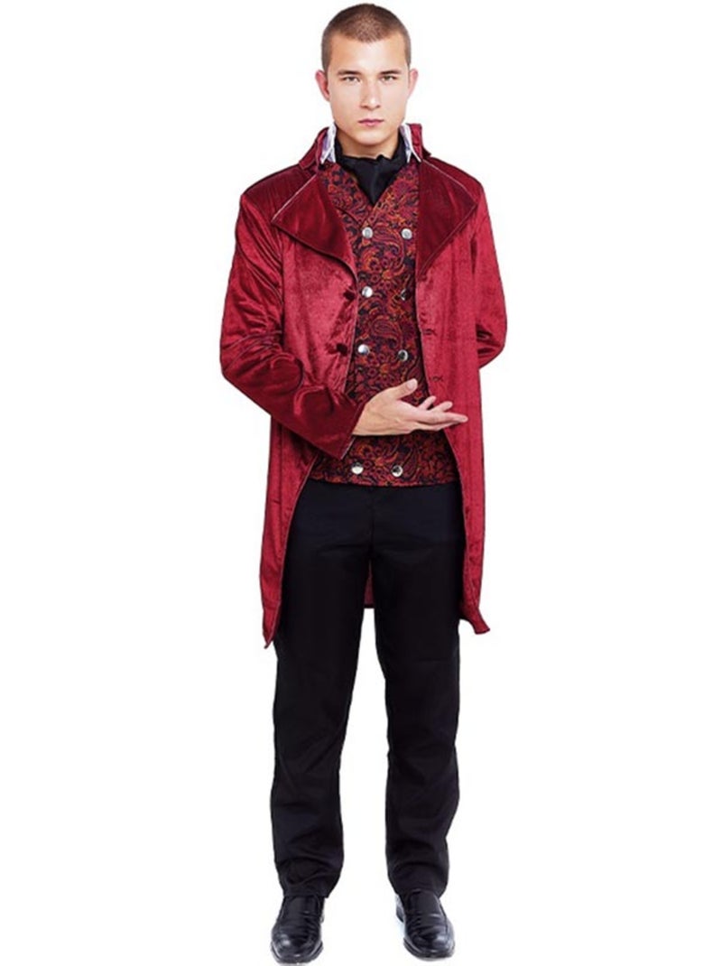 Élégant costume de duc anglais bordeaux Multicolore - Kiabi