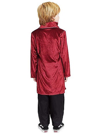Élégant costume de duc anglais bordeaux