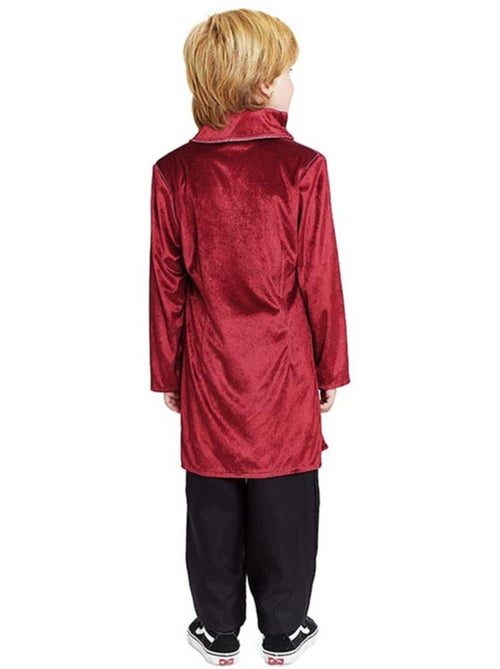 Élégant costume de duc anglais bordeaux - Kiabi