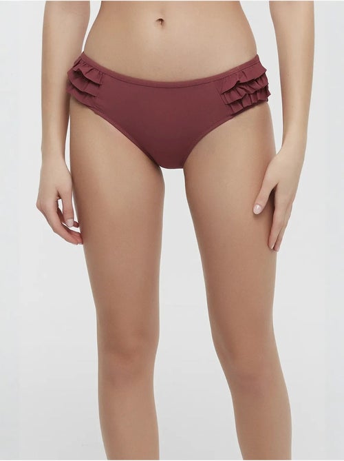 Eleni frill bas de bikini hipster penti - Kiabi Eleni frill bas de bikini hipster penti - Kiabi