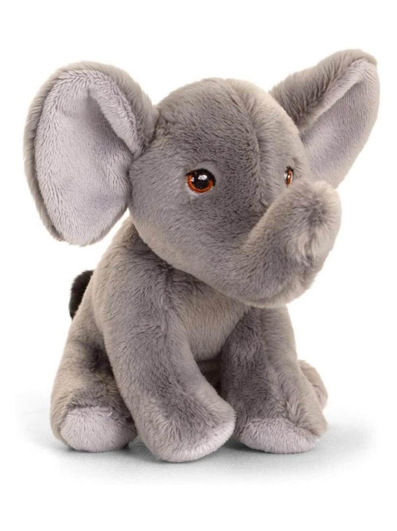 Éléphant en peluche eco responsable Gris - Kiabi