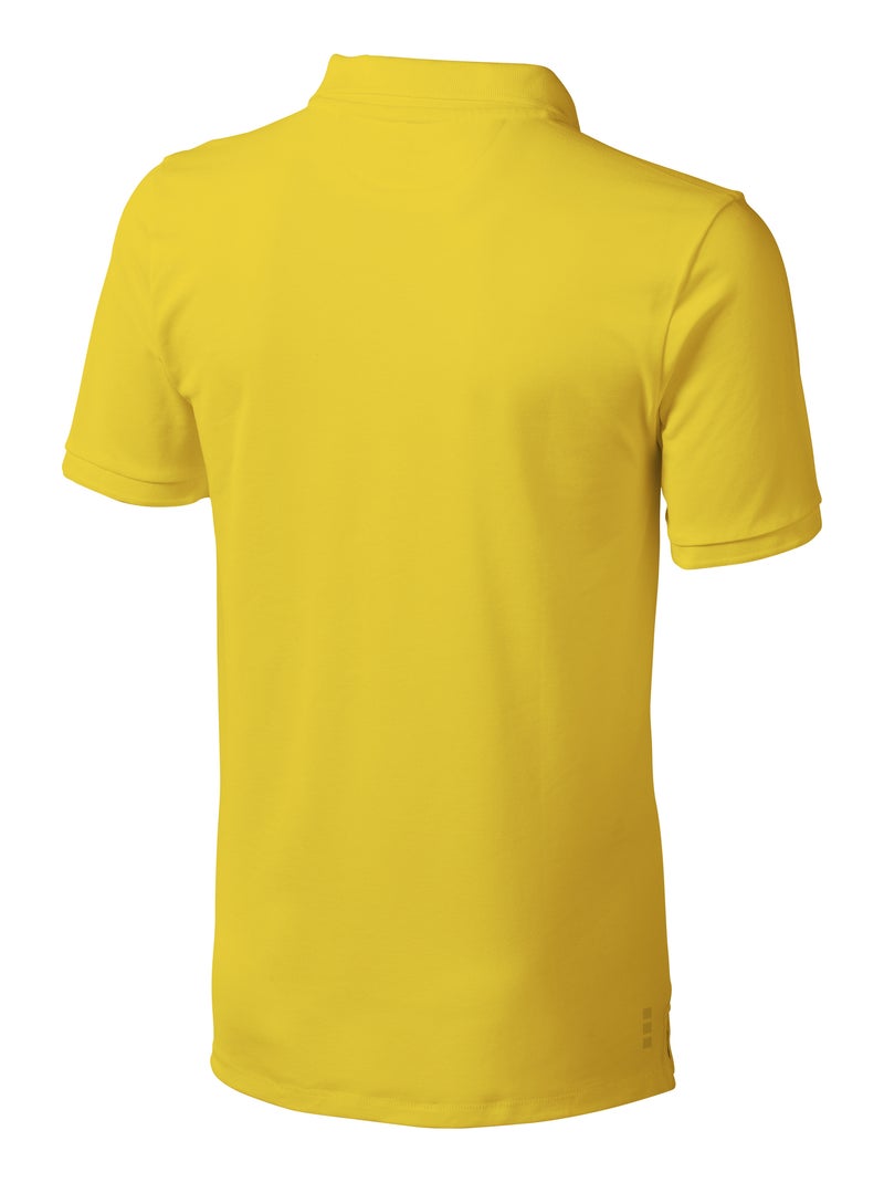 Elevate - Polo manches courtes Calgary Jaune - Kiabi