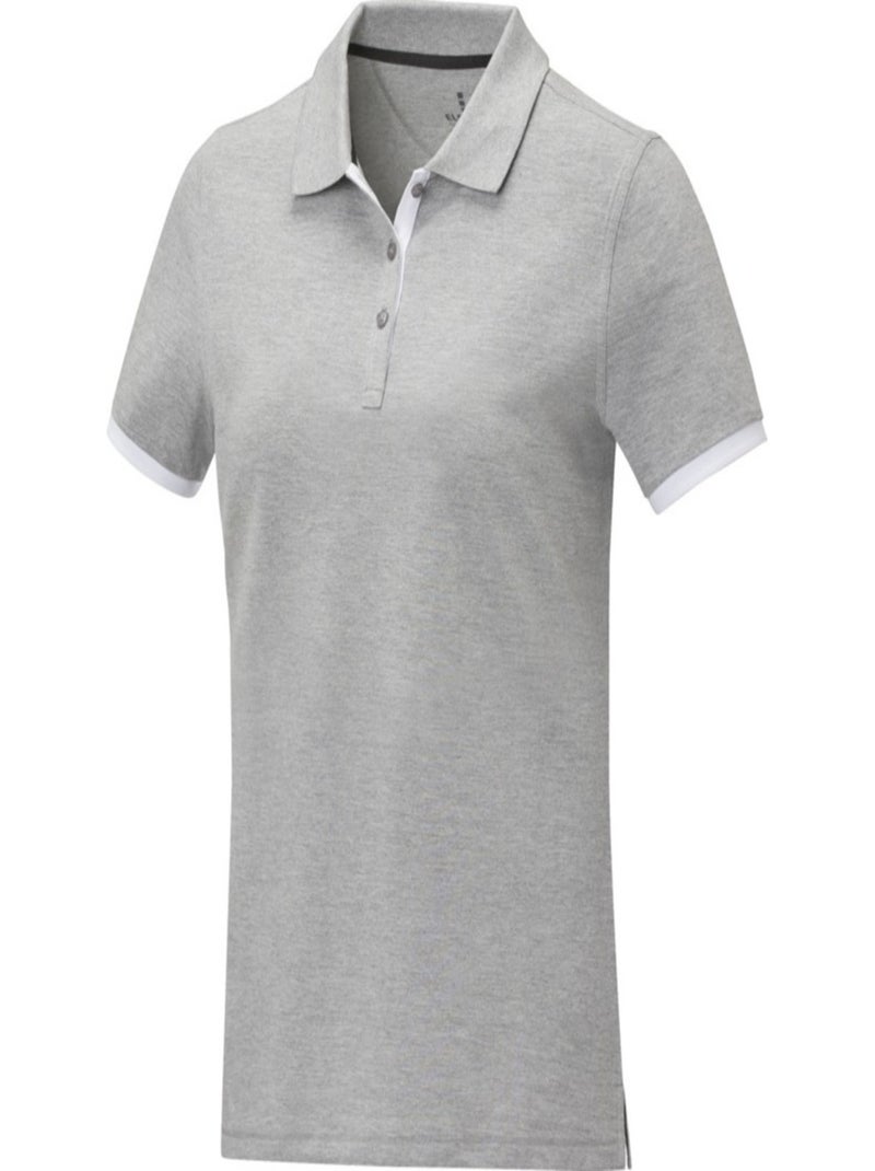 Elevate - Polo manches courtes MORGAN Gris chiné - Kiabi