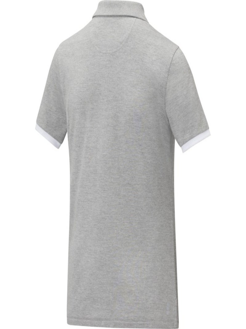 Elevate - Polo manches courtes MORGAN Gris chiné - Kiabi