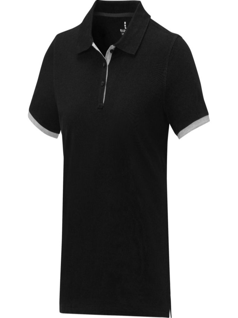 Elevate - Polo manches courtes MORGAN Noir - Kiabi
