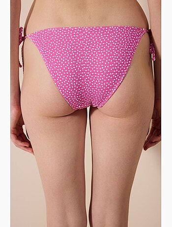 Elie bas de bikini texturé penti