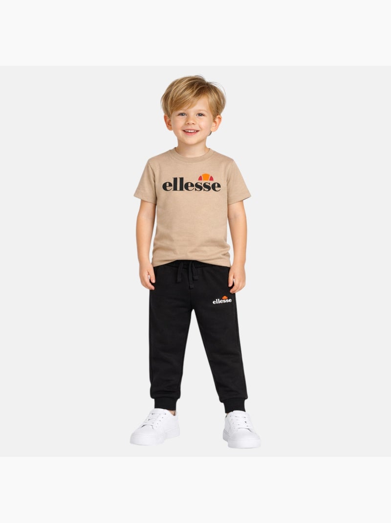 Ellesse - 2 T-shirts avec Pantalon de jogging Beige - Kiabi