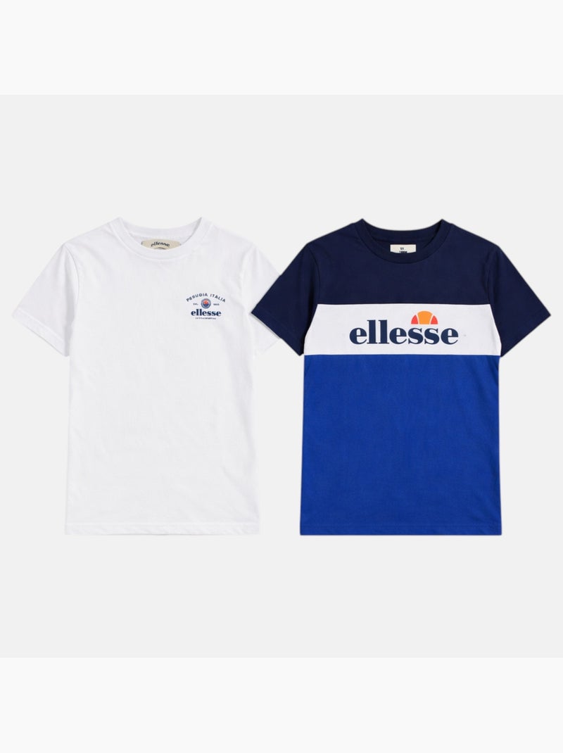 Ellesse - 2 T-shirts avec Pantalon de jogging Bleu - Kiabi