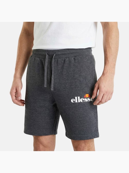 Ellesse - Bermuda homme anthracite taille élastique et cordon - Kiabi