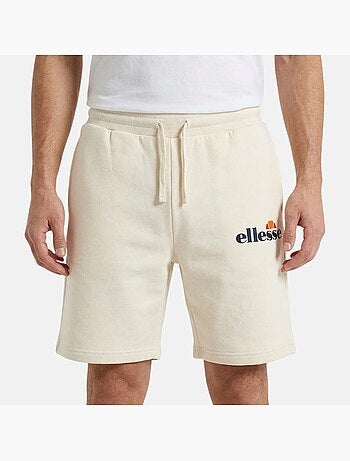 Ellesse - Bermuda homme écru taille élastique et cordon