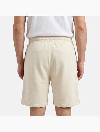 Ellesse - Bermuda homme écru taille élastique et cordon