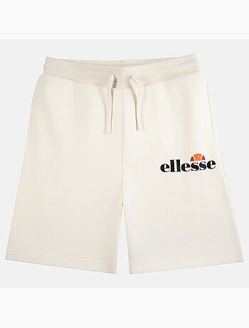 Ellesse - Bermuda homme écru taille élastique et cordon