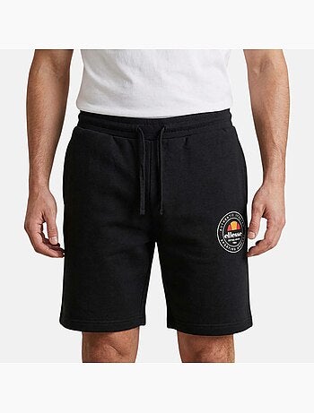 Ellesse - Bermuda homme noir taille élastique et cordon