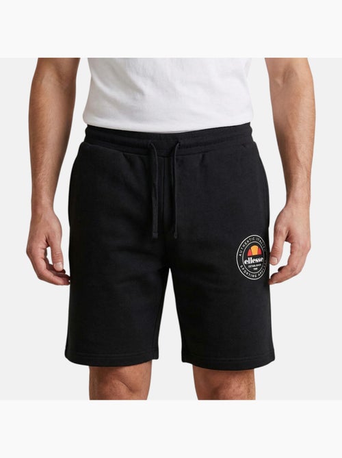 Ellesse - Bermuda homme noir taille élastique et cordon - Kiabi