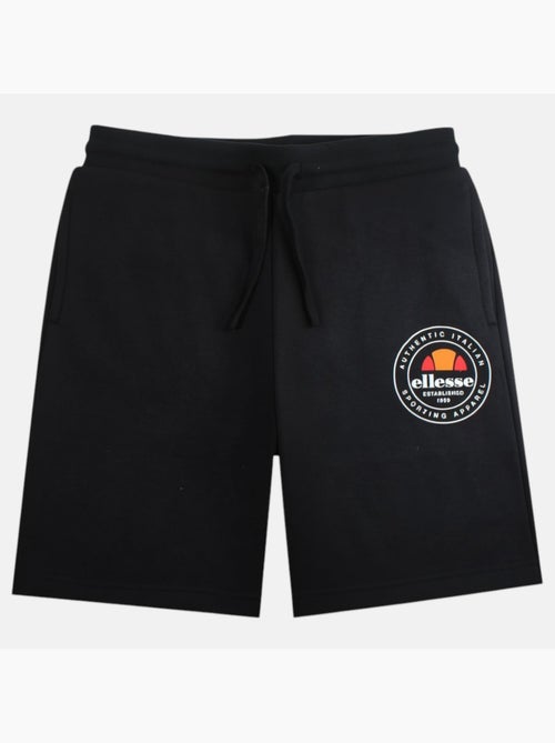 Ellesse - Bermuda homme noir taille élastique et cordon - Kiabi