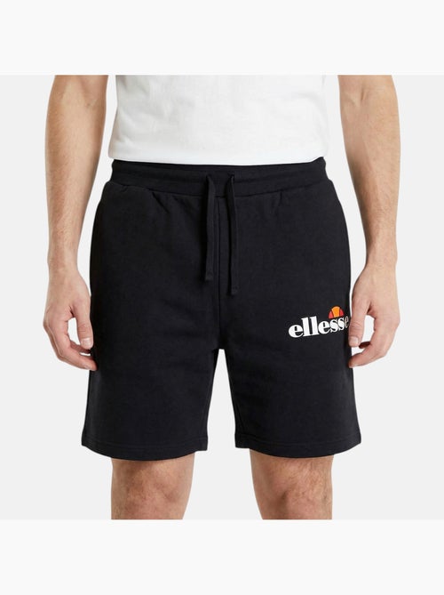 Ellesse - bermuda molletonné taille élastique à cordon, coupe droite - Kiabi